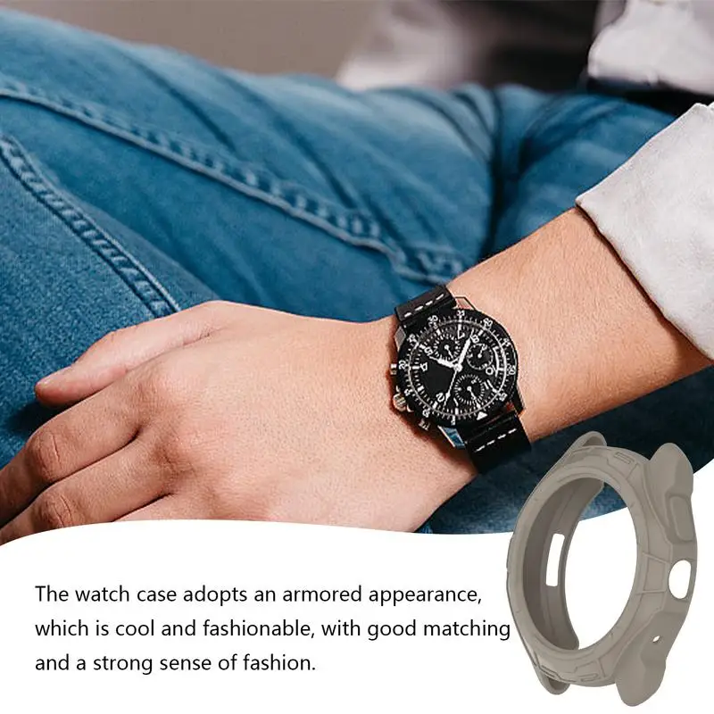 واقي صدفي ناعم من مادة البولي يوريثان الحراري ، حافظة ذكية لهاتف Ticwatch Pro 5 ، غطاء ممتص للصدمات ، ملحقات إطار Pro5