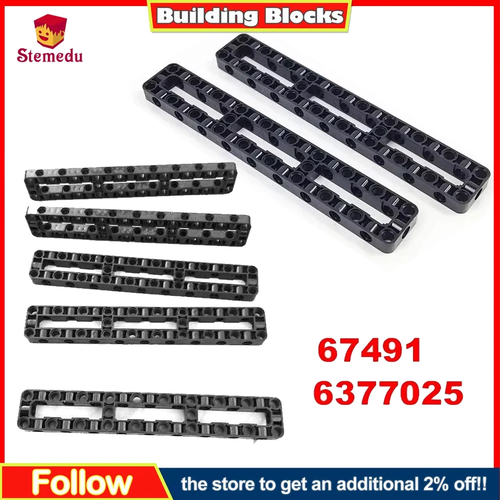 

New 67491/6377025 Liftarm Frame - 3x19 Thick Hole Center Beam, Technical Parts for SP3 Building Blocks DIY Car Models