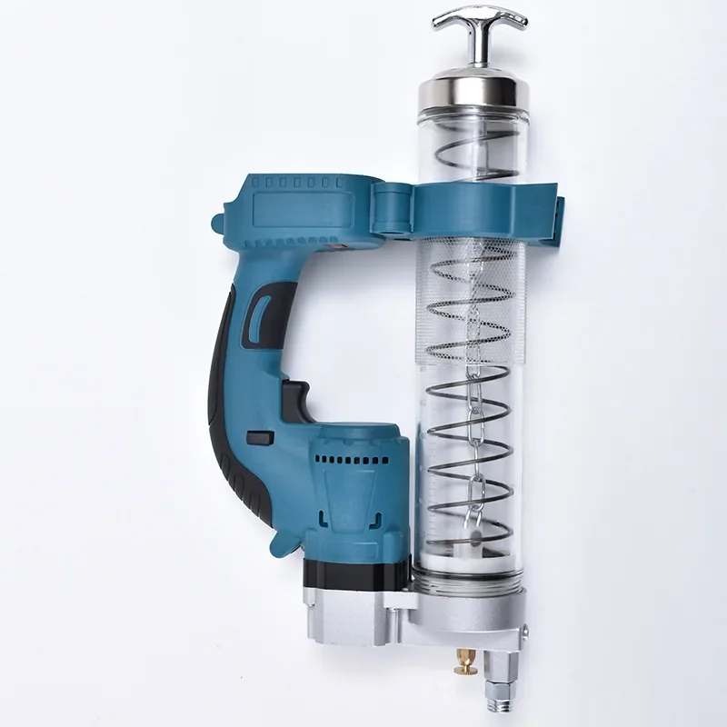 

Электрический пистолет для масла 2025, взрывозащищенный ПК, прозрачный, большой емкости, портативный, экономичный, масляный инжектор под давлением