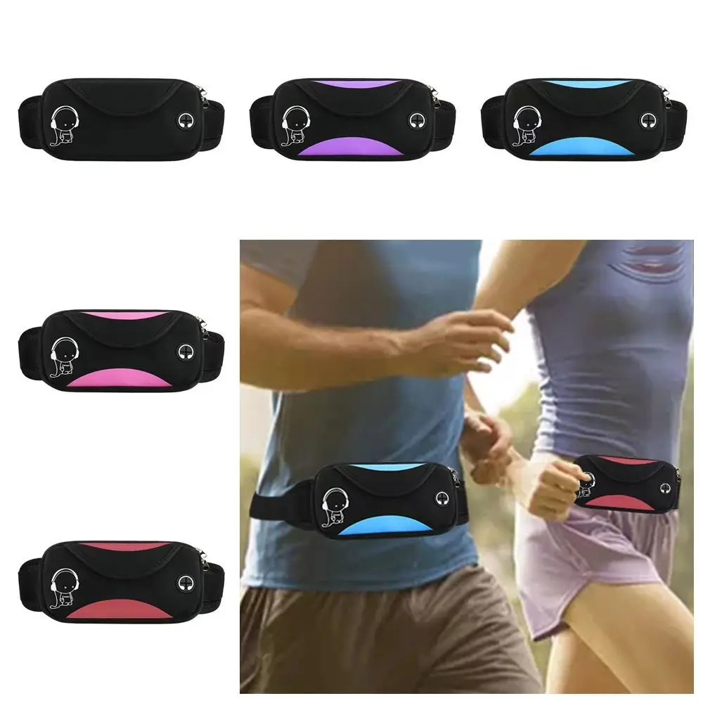 Waterproof Running Waist Bag Invisible Adjustable Marathon Jogging Bag Lightweight Portable Running Waist Pack Gym
