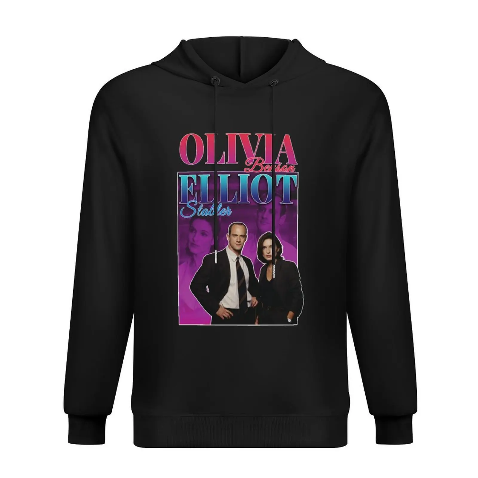 

Elliot Stabler 90s Inspired Vinta Hoodie men's winter sweater anime clothes autumn jacket men mens clothes tracksuits