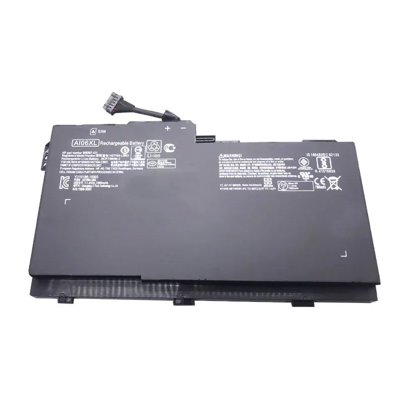 LMDTK New AI06XL Laptop Battery For HP ZBook 17 G3 808451-001 HSTNN-C86C HSTNN-LB6X AI06096XL  11.4V 7860mAh 96Wh