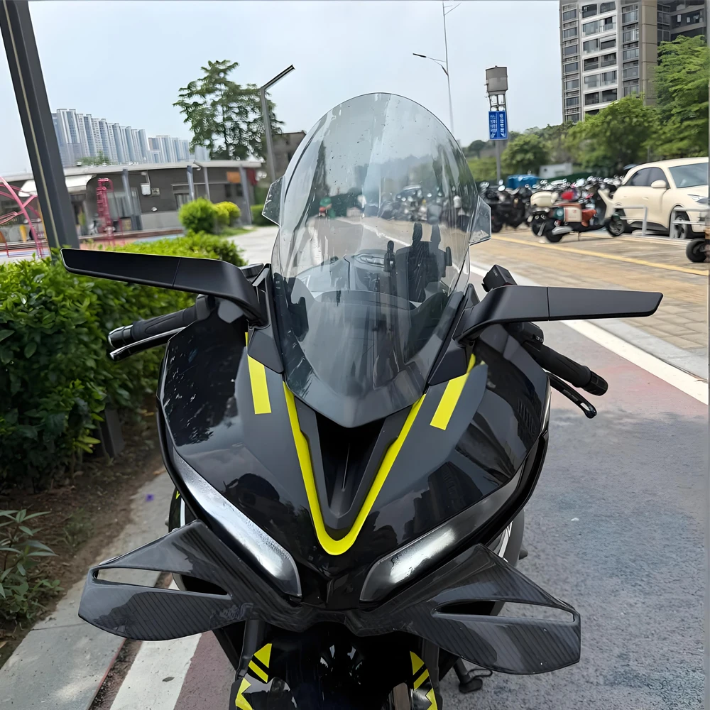For Daytona 660 Daytona660 2024 2025 2026 New Motorcycle Rearview Side Mirrors Wind Wing Adjustable Rotating Kit CNC Aluminum