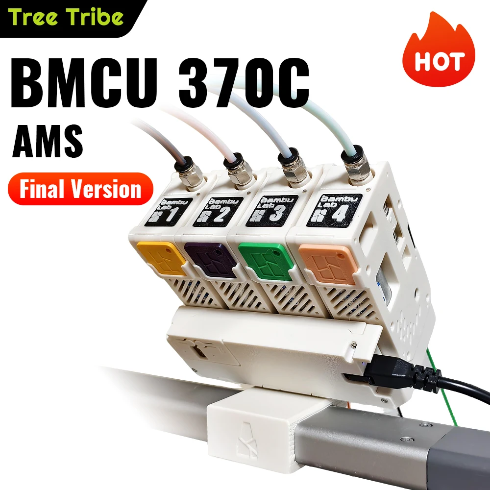 

Tree Tribe BMCU 370C AMS Lite high-torque upgrade gear open source AMS MMU solution supports automatic farm Refill
