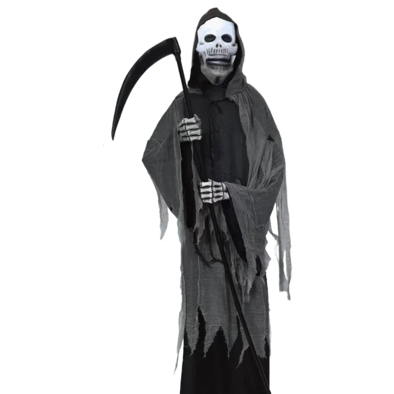 

Sickle Skull Halloween Party Funny Garden Decoration Outdoor Scene Arrangement Ghost Skull