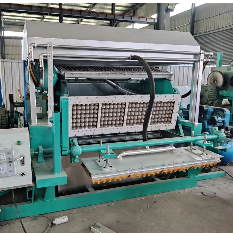 Cardboard Tray/Carton Making Machine | Automatic Egg Tray Making Line | Integrated Pupl Molding Paper Product Molding Machine