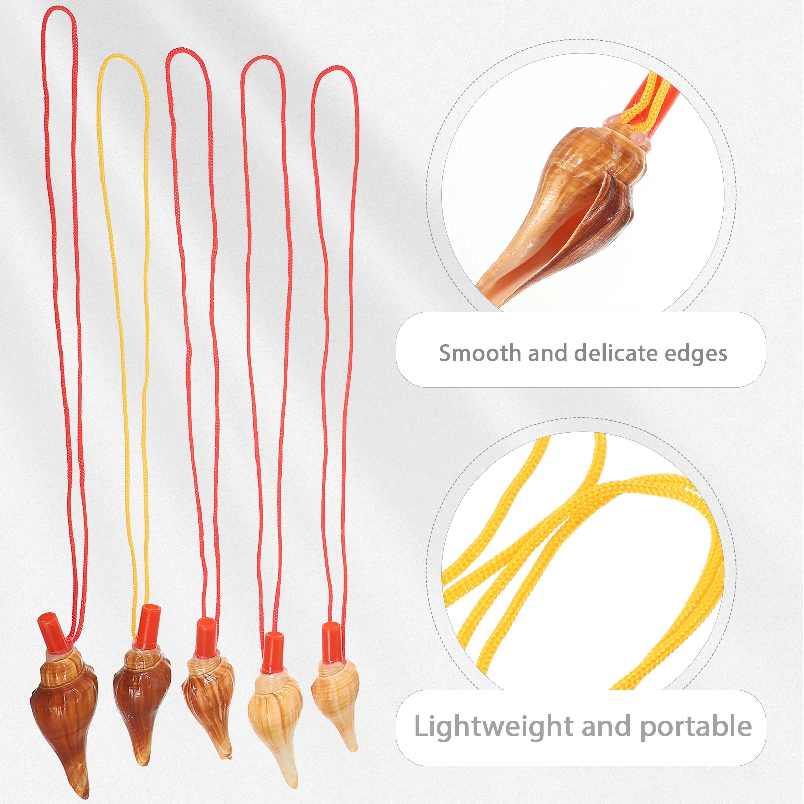 

2pcs whistle conch whistle natural conch whistle whistle party noisemaker whistle decor loud conch whistle