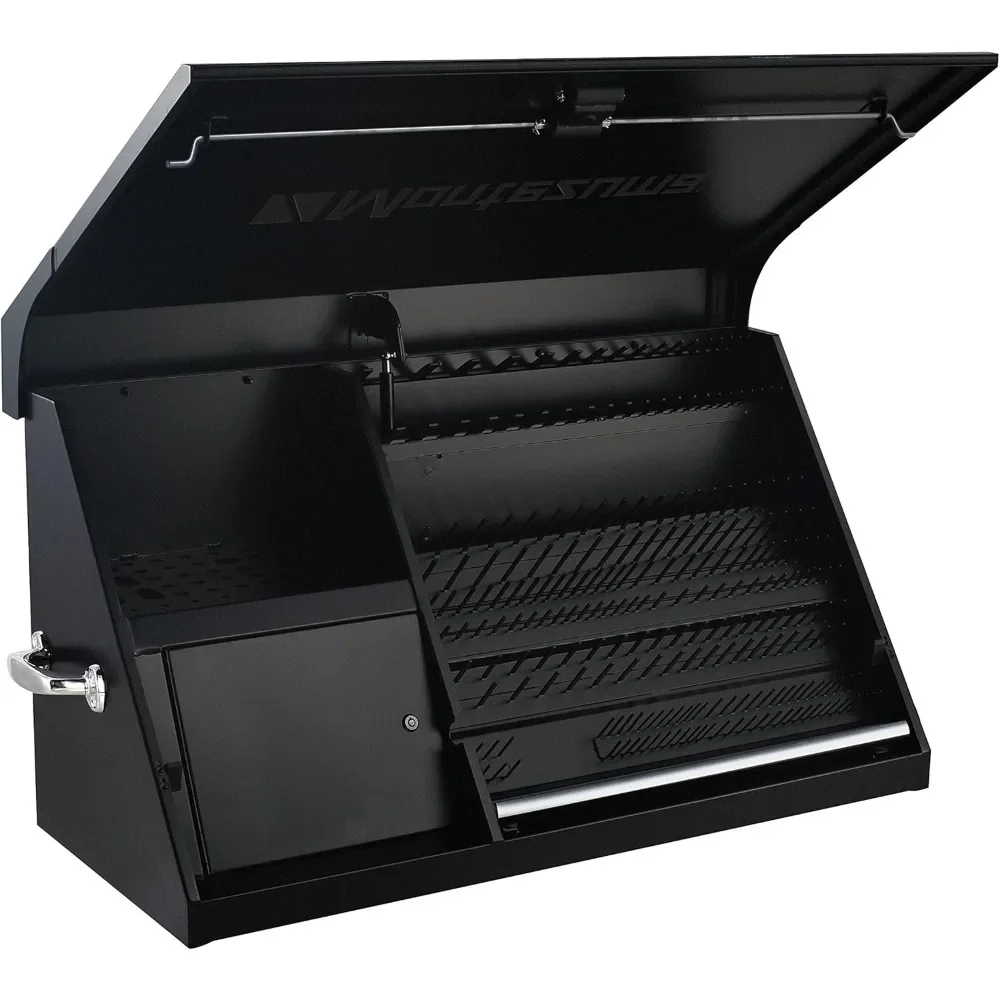 

Heavy Duty Steel Triangle Toolbox 41 x 18 Inch Industrial Storage Case with Lockable Lid