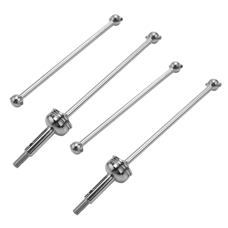 TNKIG-4Pcs Front CVD Universal Drive Shaft & Rear Dog Bone For Wltoys 144001 1/14 RC Drift Racing Car Parts Accessories