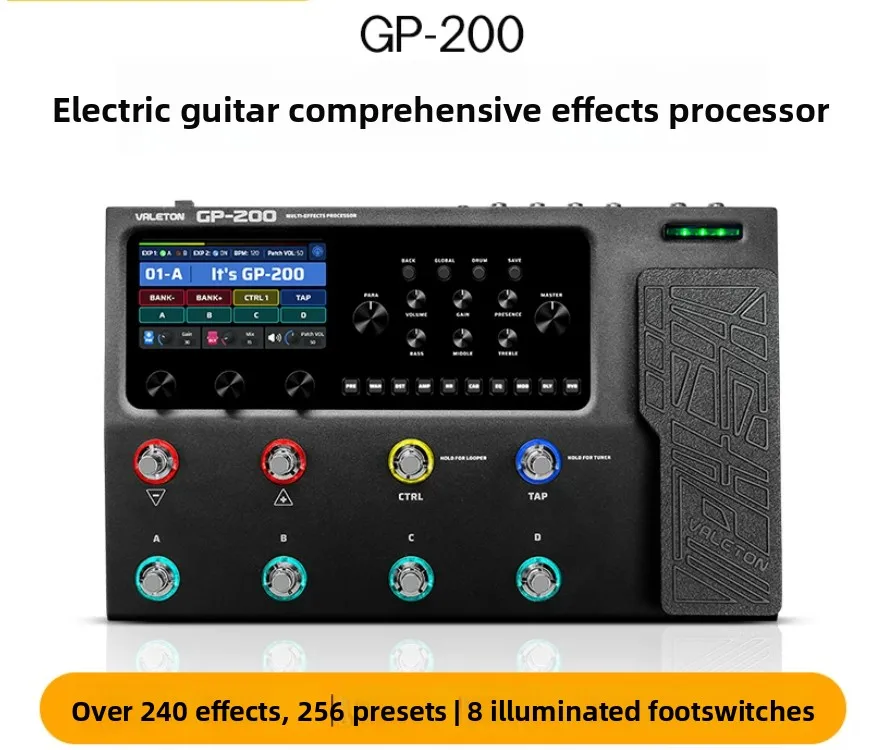 GP - 200 Guitar Bass Effect Pedal | Electric Guitar Multi - Effects Processor