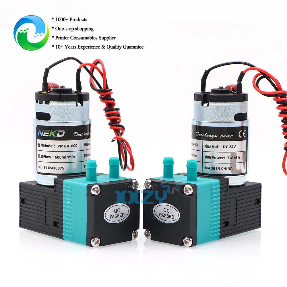 UV Printer 7W Diaphragm Ink Pump UV Machine Ink Pump DC 24V Liquid Pump PMUV-600