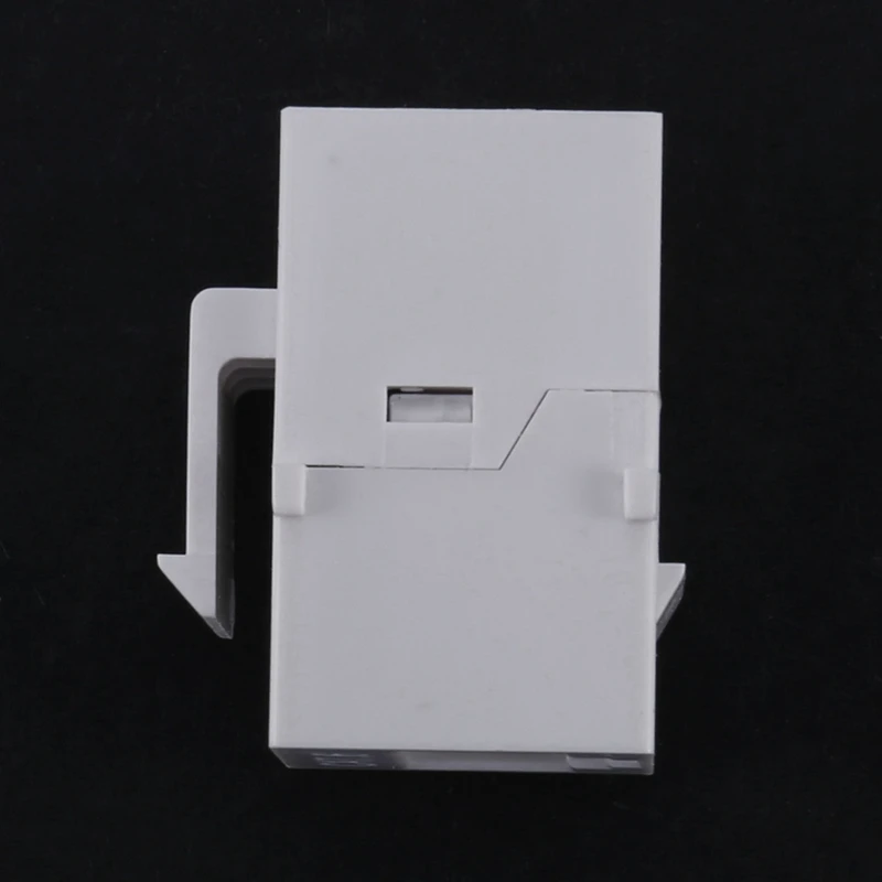 50Pcs RJ45 Connector Keystone Jack Cat6 Extension Coupler Ethernet Network LAN Cat 6 Coupler Jacks Extend Adapter,White