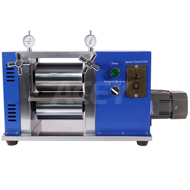 100mm Width Small Electric Vertical Battery Electrode Heat Roll Press Machine for Battery Cell Lab Research