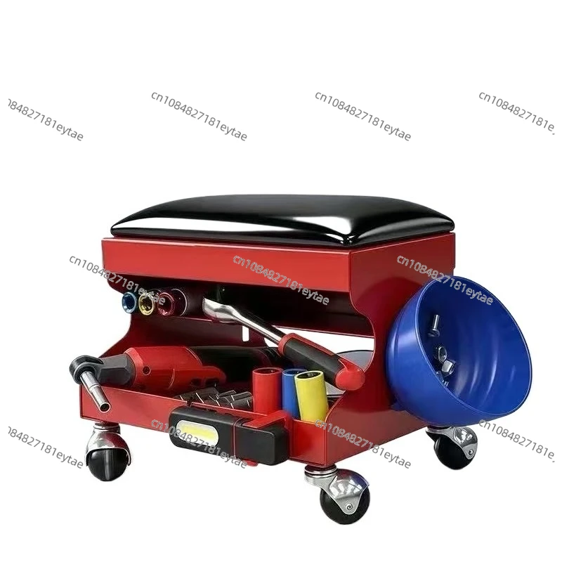 

Iron smith repair car work repair skateboard stool tools car repair lying board set mobile thick