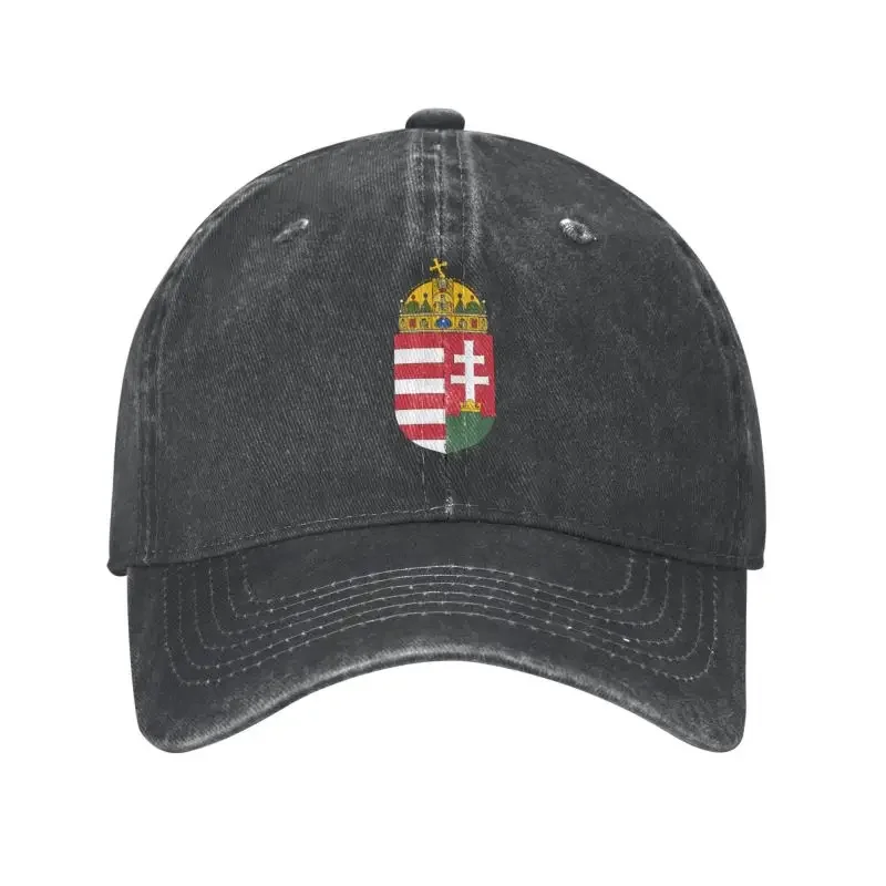 Punk Unisex Cotton Coat Of Arms Of Hungary Baseball Cap Adult Adjustable Dad Hat for Men Women Sports