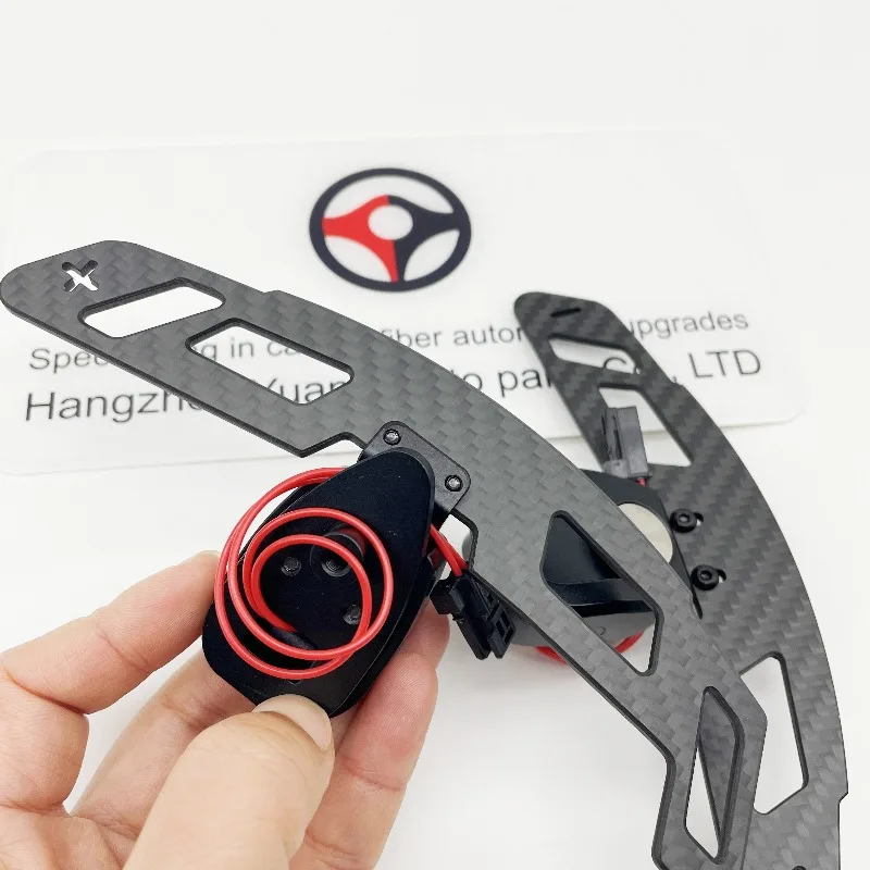 

For GT63 - AMG Real Carbon Fiber Magnetic Shift Paddles Steering Wheel Extended Shifter Paddle Picks Replacement