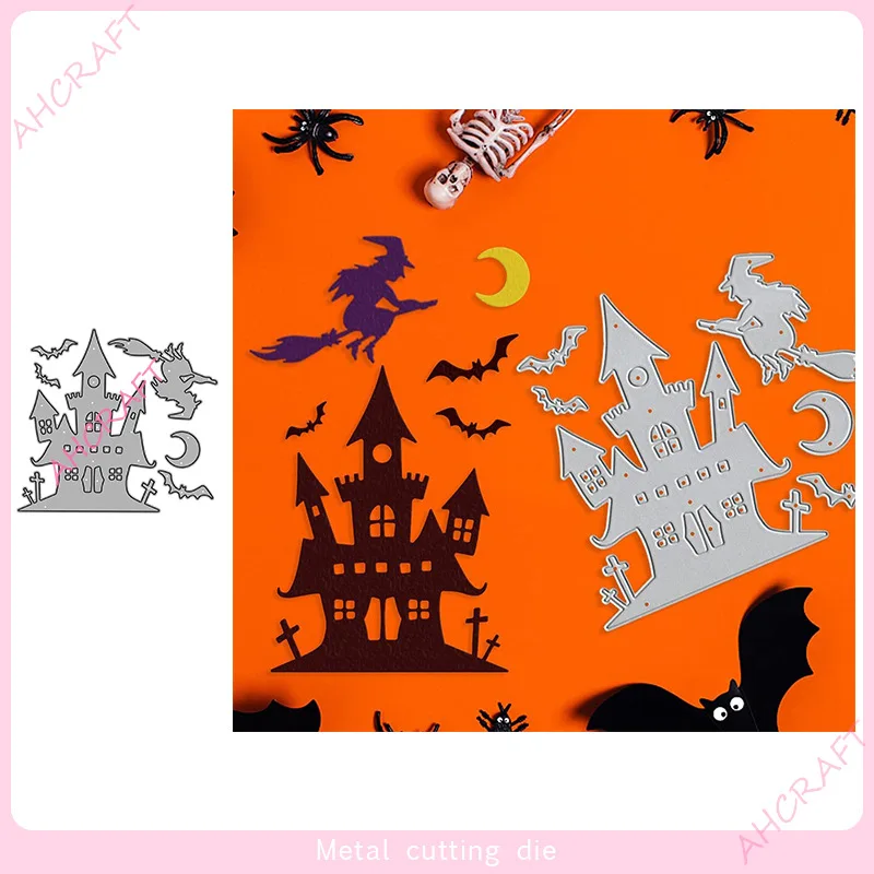 

Witch Castle metal cutting die scrapbooking photo album decoration diy card craft Embossing Making