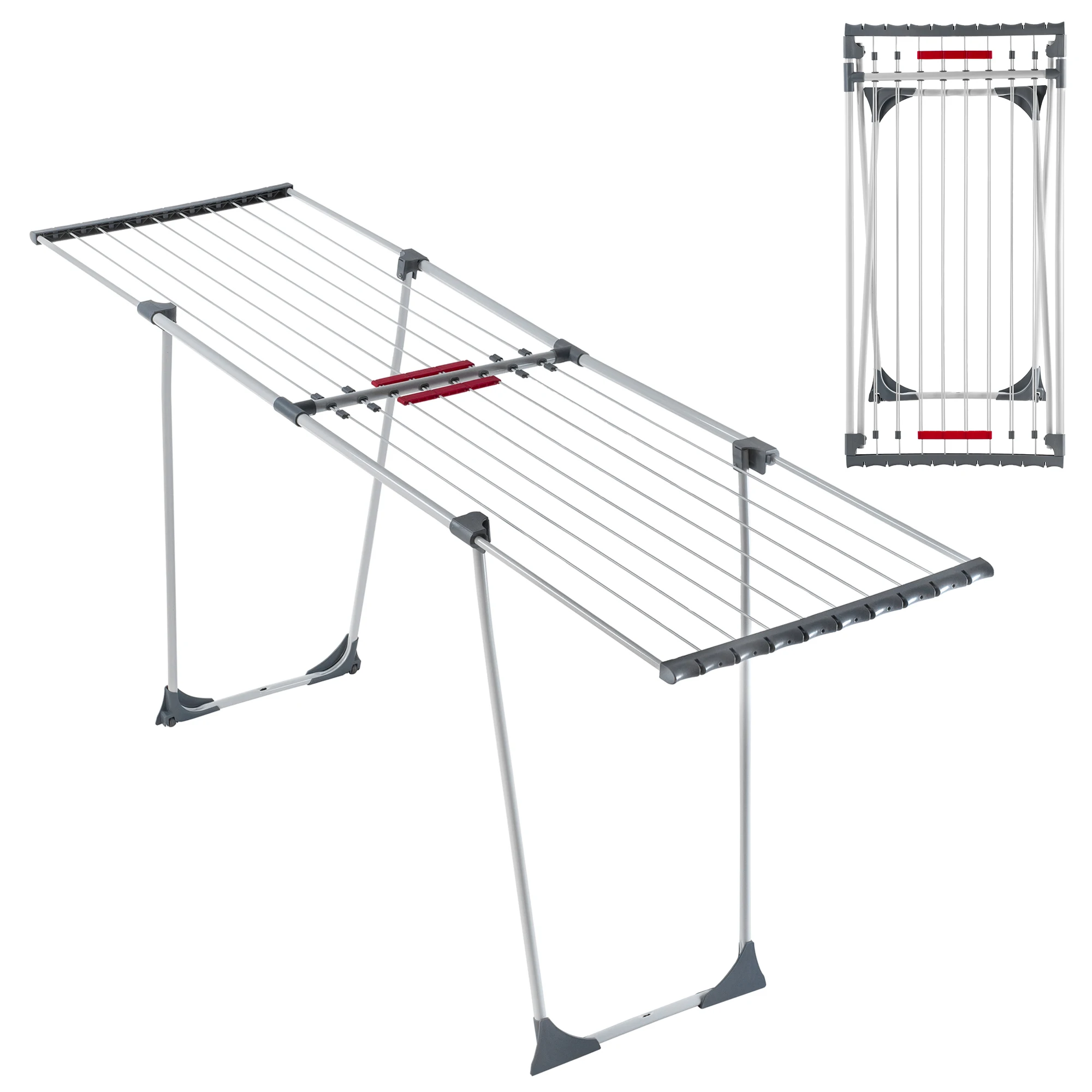 Sèche-linge KADAX pour machine sur pied télescopique Stable 196 cm pour sous-vêtements