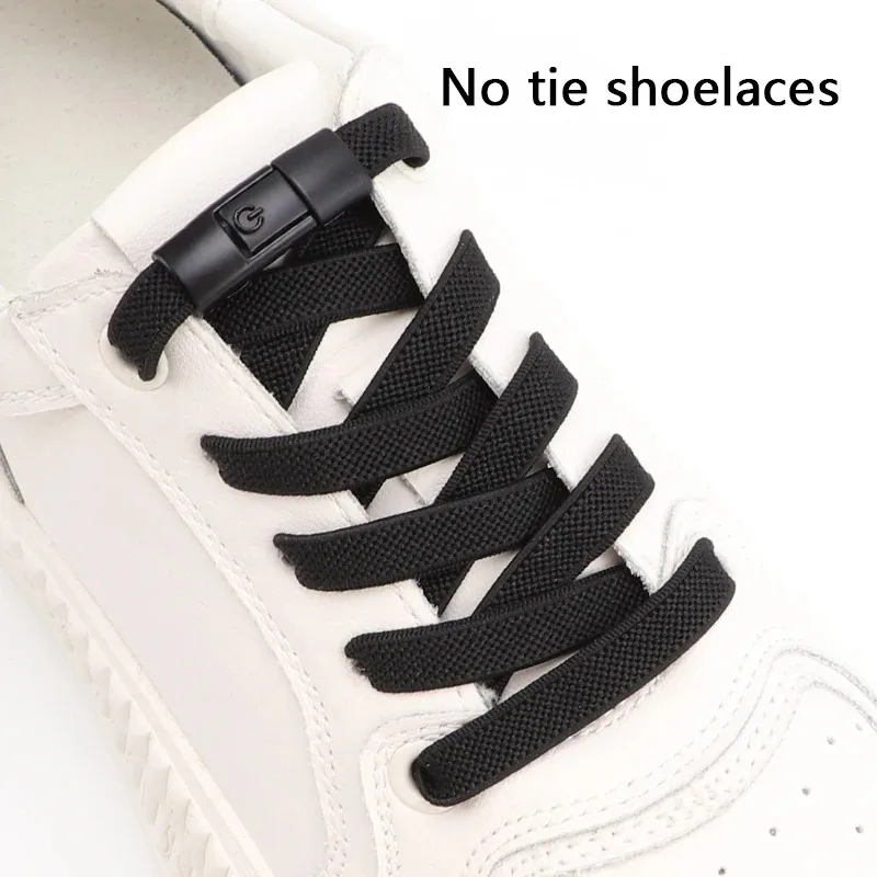

Colorful Press Lock No Tie Shoelace Elastic Shoelaces for Sneakers Sport Tieless Elastic Shoe Laces One Size Fit All Adult Kids
