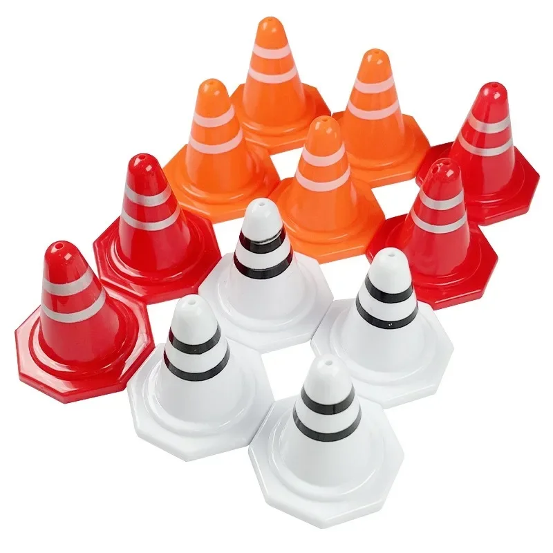 30PCS RC Drift Car Toy Accessories MINI Track Racing Obstacle Track Road Barriers Highway Splicing Stereo Roadblock Scene Tool