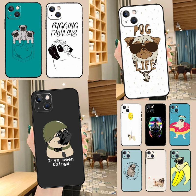 Funny Cartoon Pug F… - image