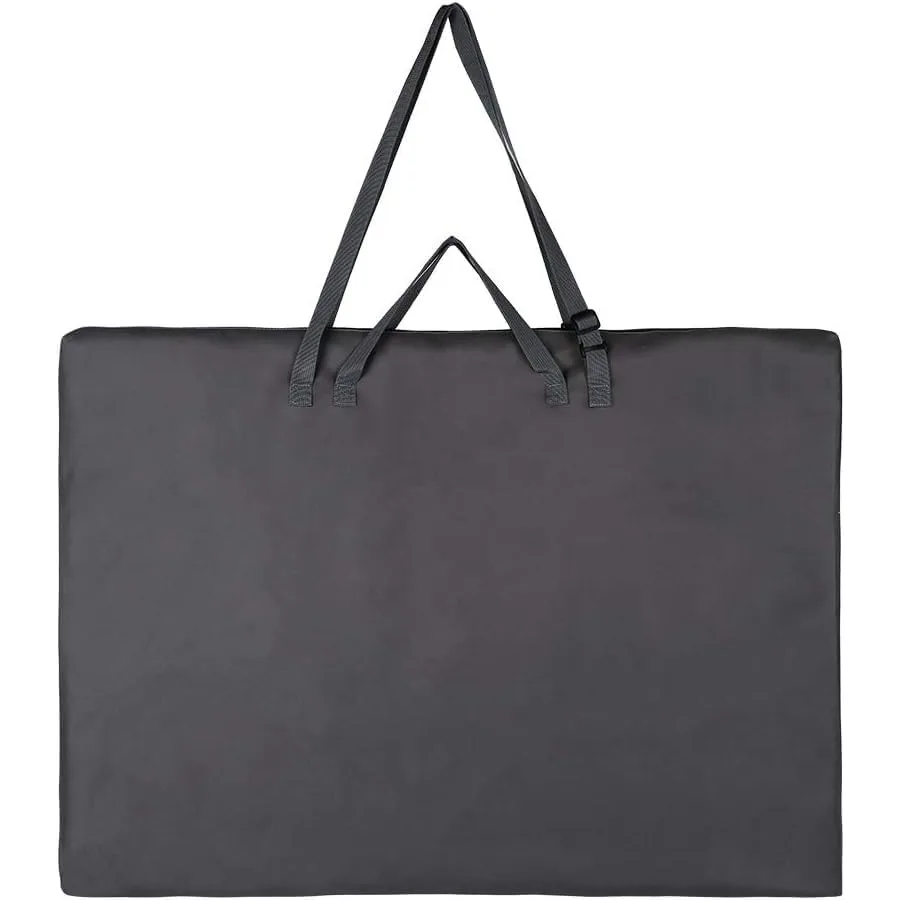 Borsa per portafoglio artistico di grandi dimensioni con tracolla in nylon 24X 36 Borsa portaoggetti leggera e impermeabile per poster, ideale per gli studenti
