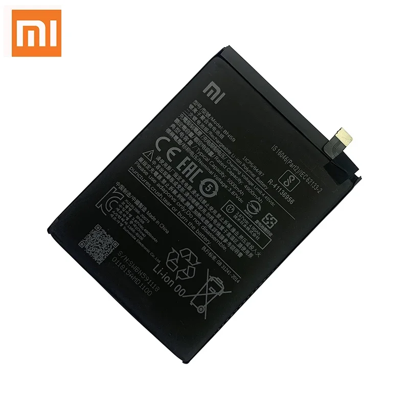 Xiao-Batería de teléfono móvil mi BN59, 100% mAh, Original, para Xiaomi Redmi Note 10, 10S