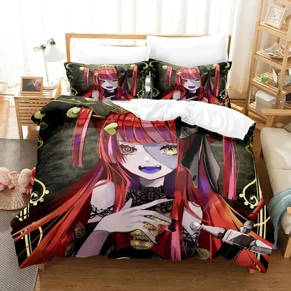 3D Print KAWAII Kureiji Ollie ZOMBIE IDOL Comfortable Duvet Quilt Cover Pillowcase Bedding Set Bedroom Decoration Home Textile