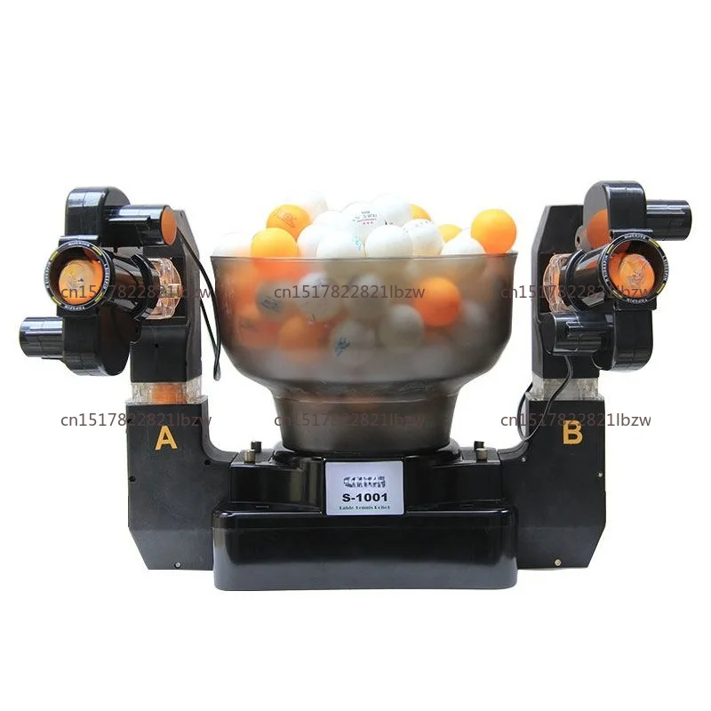 S1001 Automatic Table Tennis Serve R obot Two Service Heads.Two Exits.Ping Pong R obot