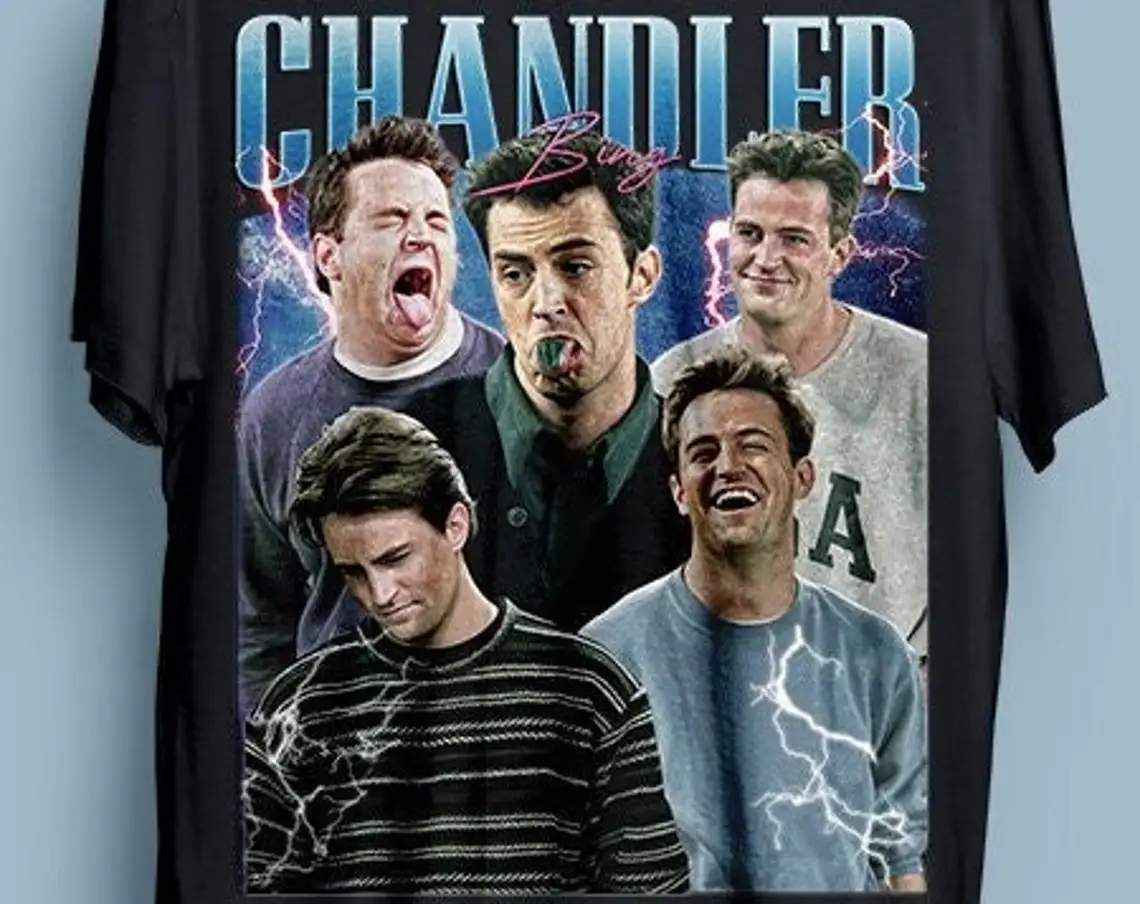 Chandler Bing T Shirt friends Unisex shirt  matthew Perry Retro shirt 90's movie MP08