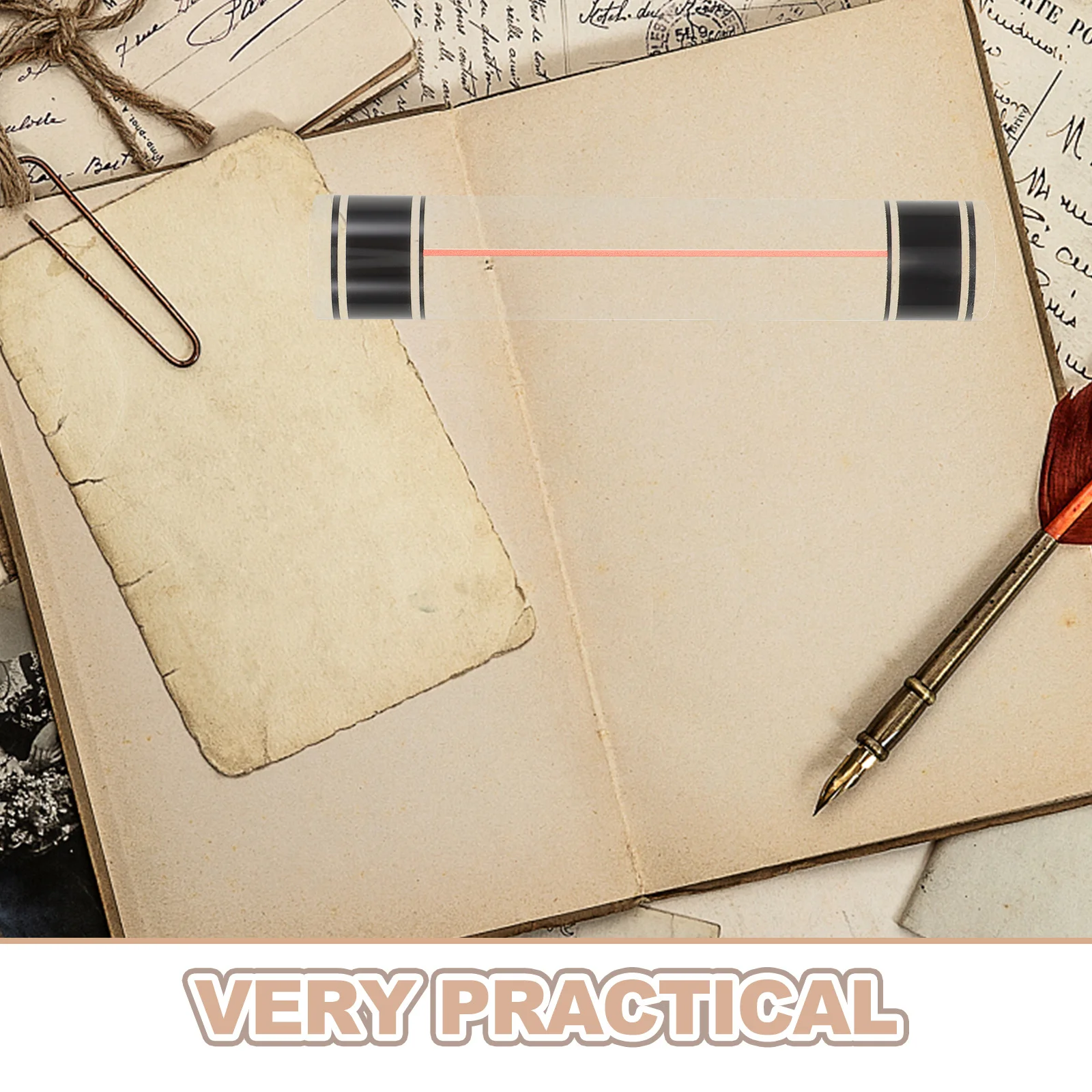 مسطرة مكبرة من الأكريليك 30 سم شفافة للكتب والخرائط والمخططات أداة تكبير الخط قراءة المطبوعات الصغيرة