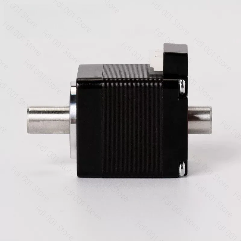Hollow biaxial stepper motor M5 internal thread through hole micro motor
