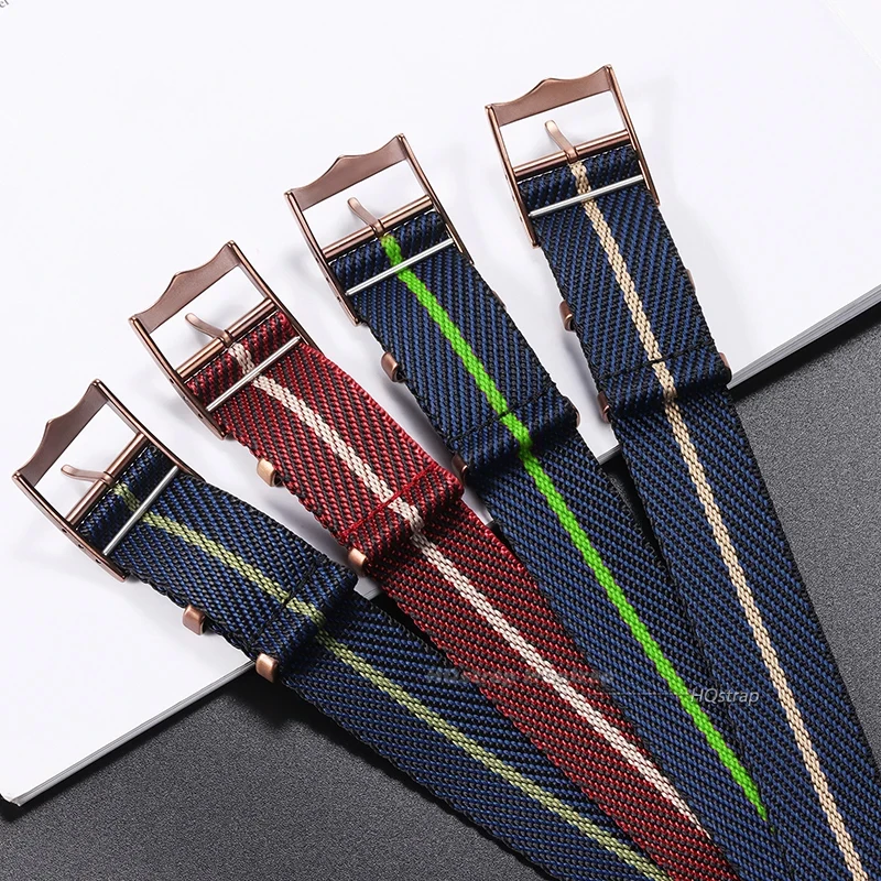 High Density Canvas Nylon Watchband for Rolex 20mm 22mm Replacement Bracelet for Seiko Universal Belt Wristband Watch Accessory