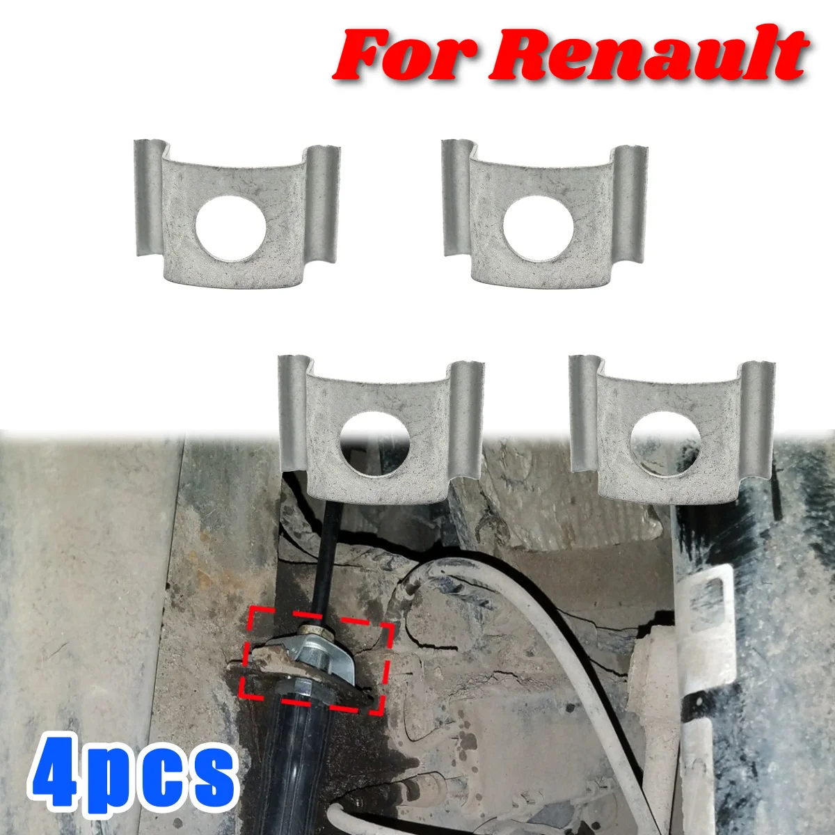 Front Left Rear Right Car Brake Hose Line Fixing Securing Clips Bracket Retaining Spring For Renault Captur MK1 Master MK2 MK3