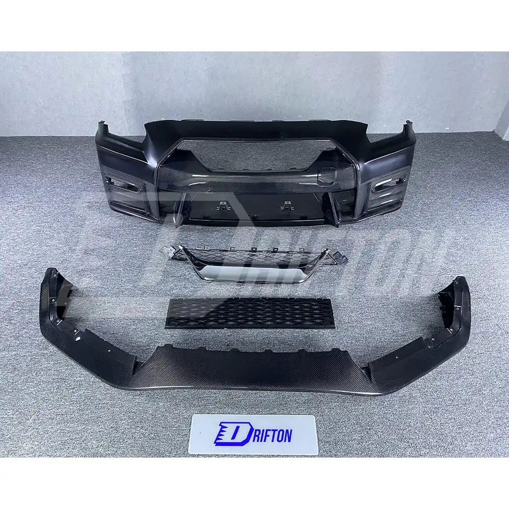 

2017 Nismo Style Front Bumper For Nissan R35 GTR Carbon Fiber Body Kit Bodykit Upgrade Change Refit