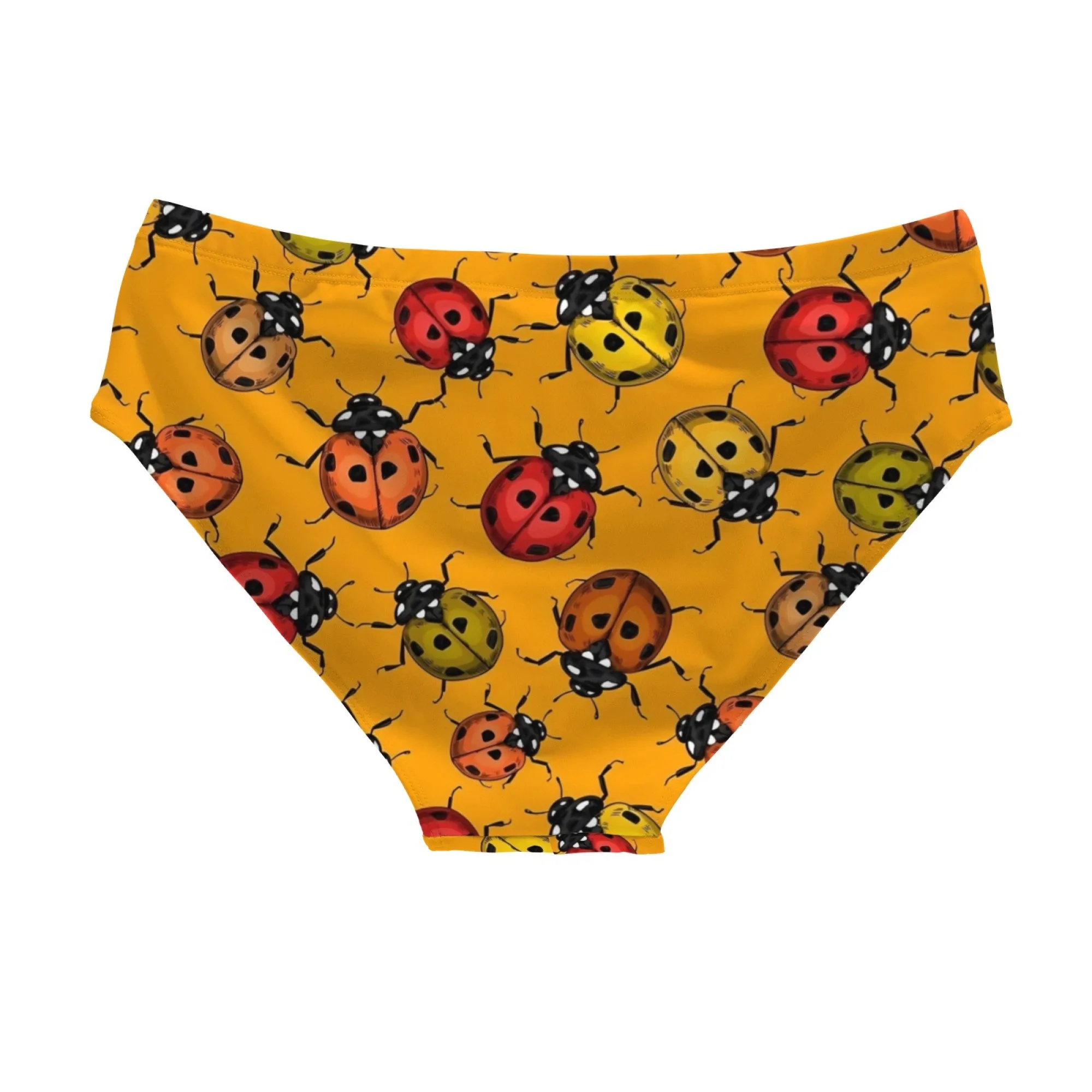 Insect Ladybug Funny Swimming Trunks Sexy Men's Briefs Swimwear Lightweight Comfortable Casual Beach Surf Shorts Sexy Bikini