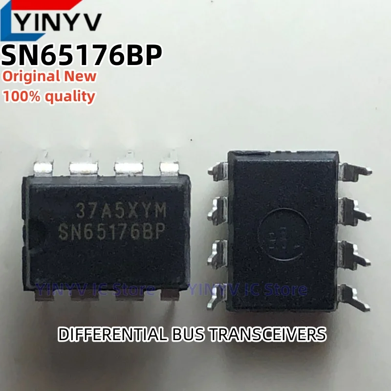 10PCS SN65176BP SN65176 DIP8 DIFFERENTIAL BUS TRANSCEIVERS Original New 100% quality