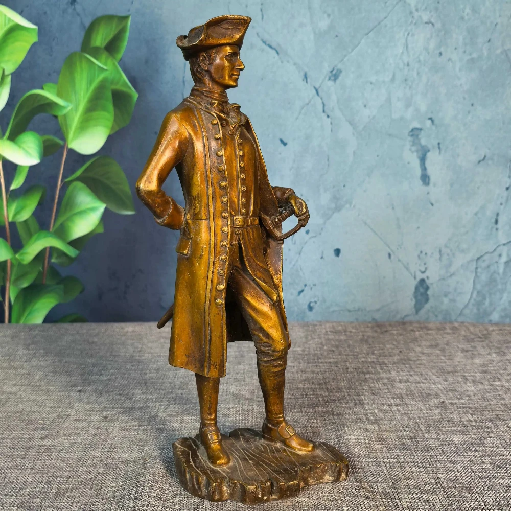 30cm Pure Copper Napoleon Ornament Figure Bronze Sculpture Handicraft Decoration