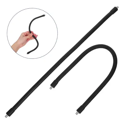 2Pcs Adjustable Gooseneck Arm Dual Device Flexible Extension Mic Stand Holder for Phone Microphone Camera Recording Streaming