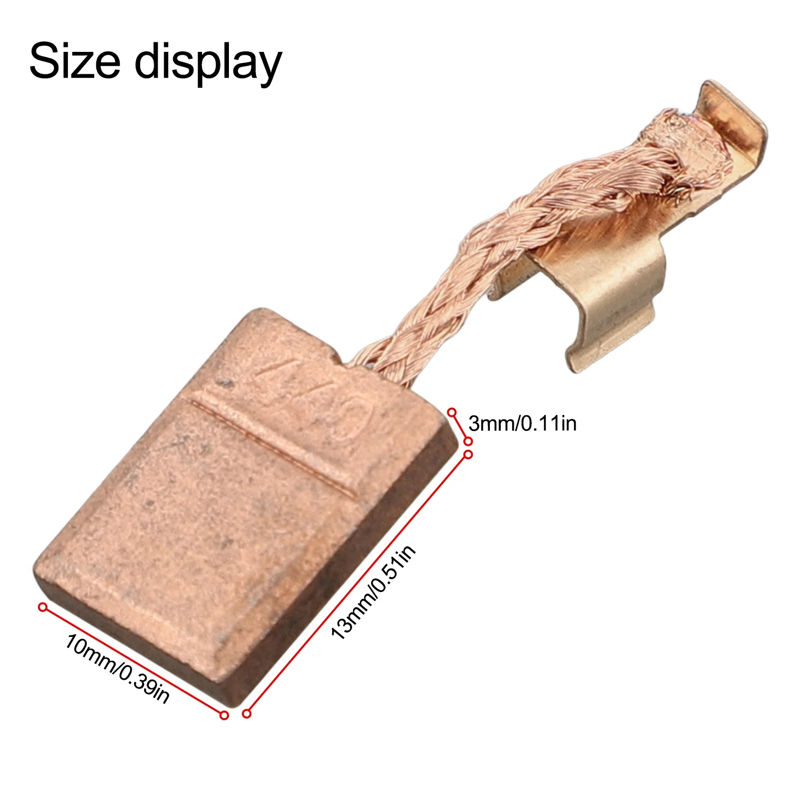 

Replacement Set of 2 Carbon Brushes for CB440 CB448 CB436 Power Tools Models 1941594 1968542 1944275 DDF482 with Wire and Spring