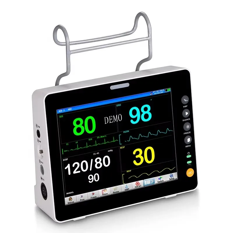 

Animal Bedside Patient Monitor Veterinary 8 Inch Portable Vet Multiparameter Patient Monitor for Pets