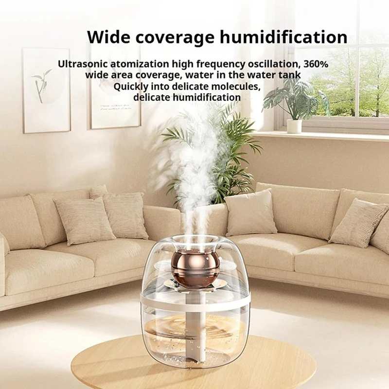 ABKO-Umidificador de dormitorio, humidificador de habitación grande, humidificador de niebla fría, humidificador de aire de escritorio para habitación grande y dormitorio