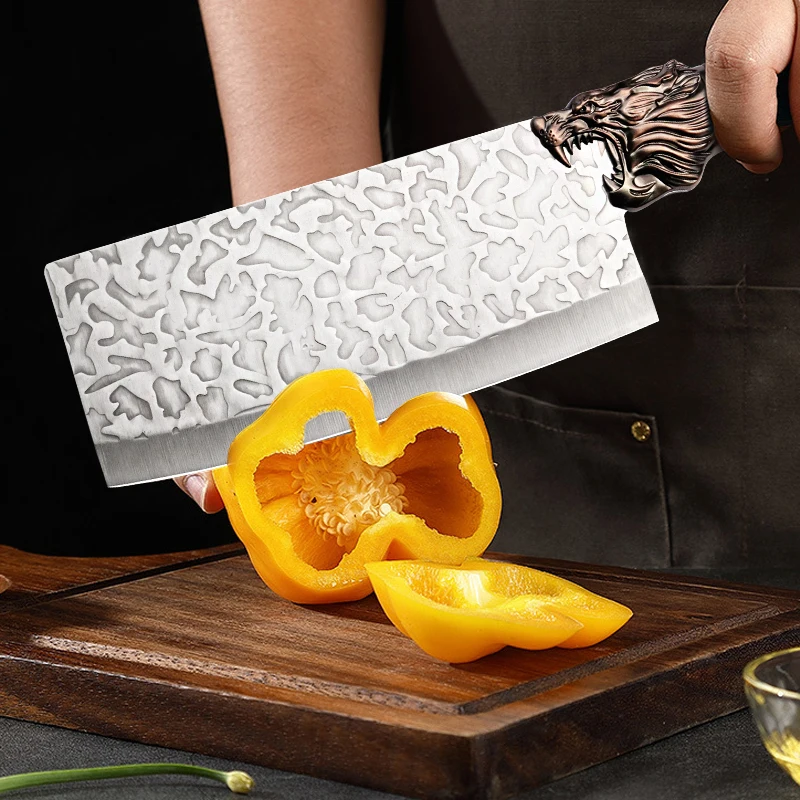 WXCOO Professional Forged Boning Knife BBQ Butcher Knife for Cut Fruit Vegetable Meat Cleaver Stainless Steel Kitchen Knife
