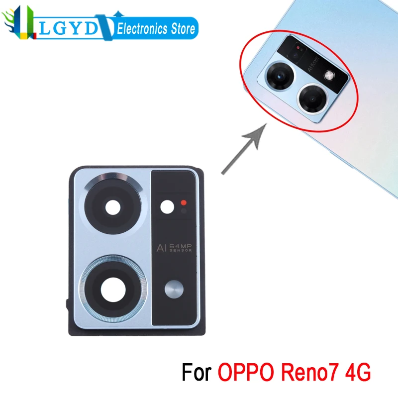 Rear Camera Lens Cover For OPPO Reno7 4G Back Camera Lens Cover Repair Spare Part