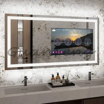 8 best sales Smart mirror in bathroom android - №5