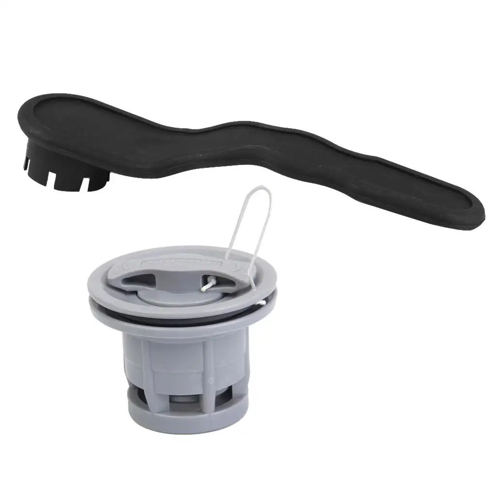 Double Seal Inflatable Boat Valve 8 Spoke Set with Wrench for Kayak Raft Canoe Pneumatic Use