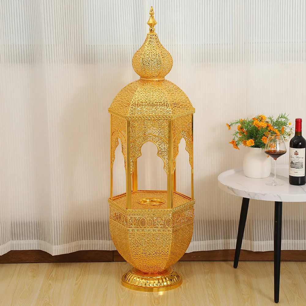 Hollow Burner Middle East Living Room Ornament Charcoal Large Incense Burner Atmosphere Wedding Decoration Aromatherapy Burner