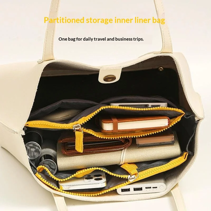 Multifunctional Bi-fold Storage Bag Double Zipper Large Capacity Storage Arrangement Makeup Toiletries Classification Bag