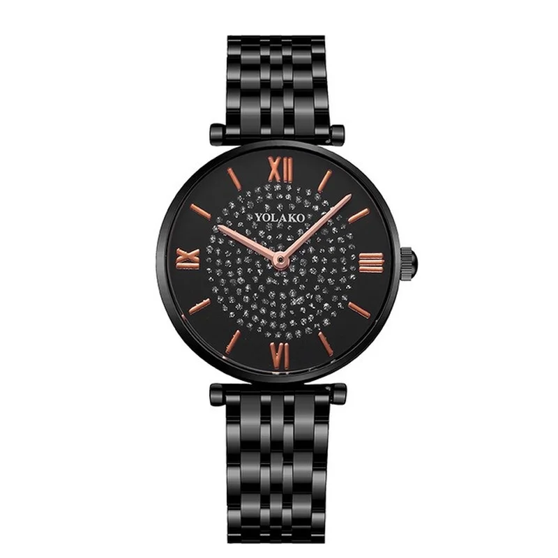 

Women Watches Top Brand Luxury 2022 Fashion Diamond Ladies Wristwatches Stainless Steel Silver Mesh Strap Female Quartz Watch