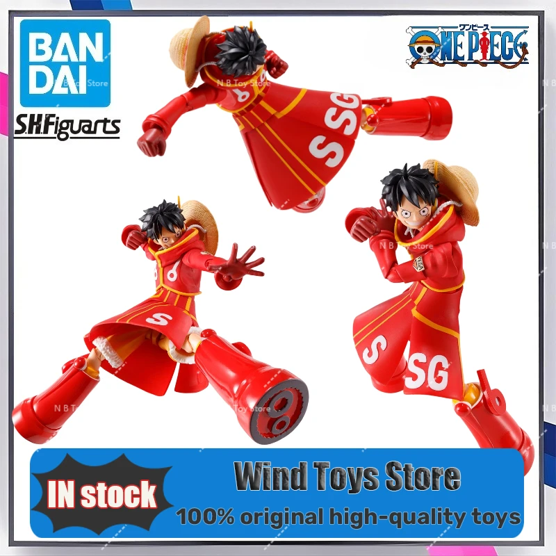 

В НАЛИЧИИ 100% Оригинальная коллекционная фигурка One Piece S.H. Figuarts Луффи Egghead, аниме-фигурка из ПВХ